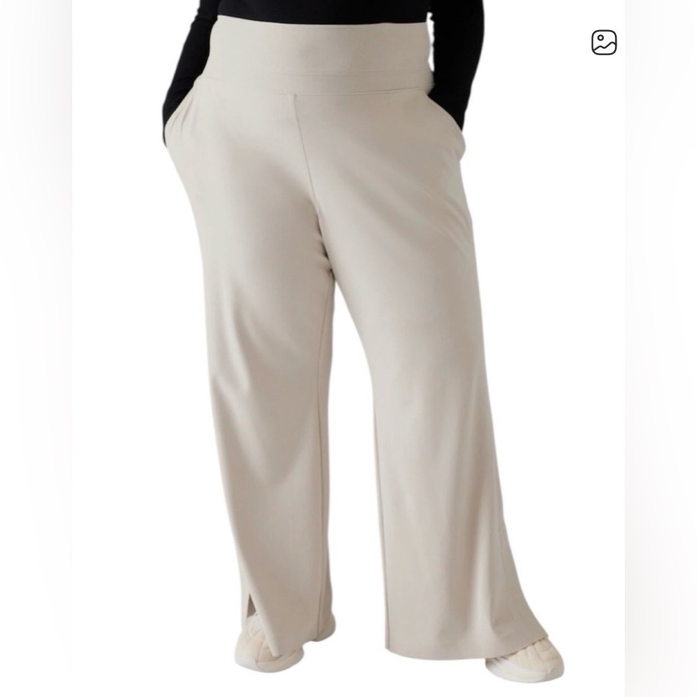 NWT Athleta wide leg high rise Venice Pant, size 3X
